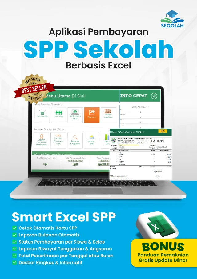 Smart Excel SPP — Software Tagihan SPP